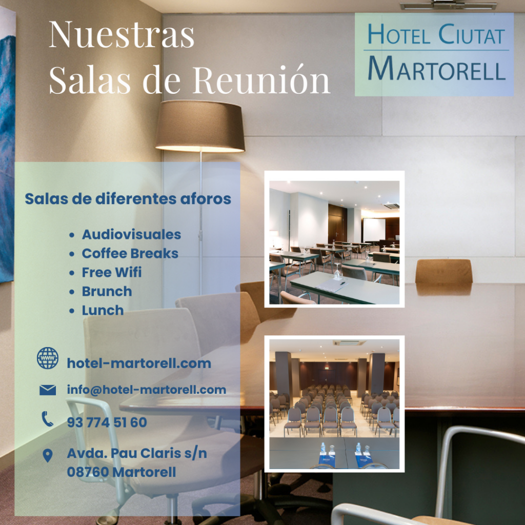 Salas de Reunión HotelCiutatMartorell